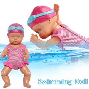 عروسک نوزاد شناگر 33 سانتی متری Swimming Doll -اسباب بازی